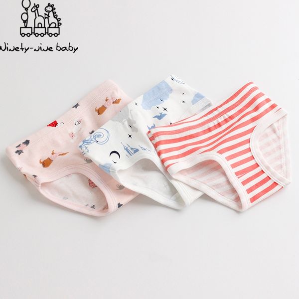 

3pcs/lot kids cotton panties new fashion female children breathable underwear girl lovely cartoon underpanties children clothing, Camo