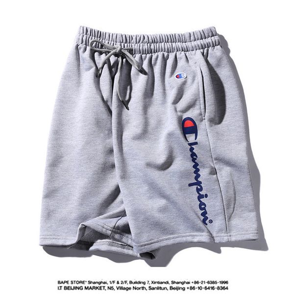

19ss fashion men's short pants designer for summer knee length drawstring loose luxury pants with letter print m-2xl casual shorts iice, Black