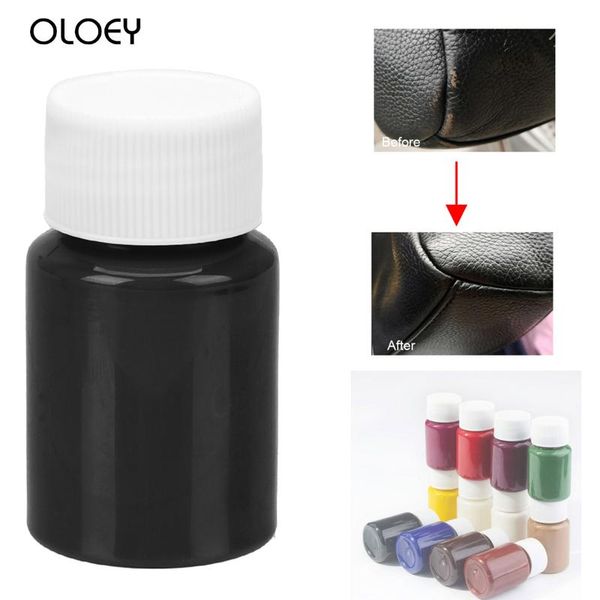 

oloey 30ml leather repair tool car seat sofa coats no heat liquid leather and vinyl restorer holes scratch cracks universal