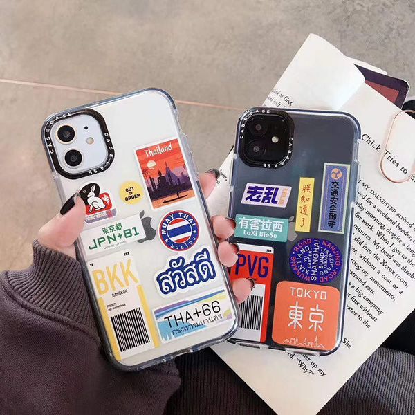 

phone case for iphone 11 11promax 7 8 plus x xr 11pro xs max cute cartoon wave point transparent soft tpu for iphone x cover