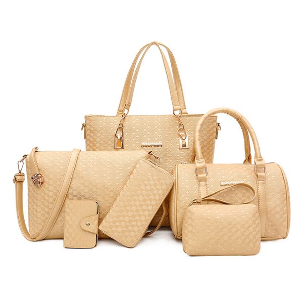 

2019 four seasons new european and american six-piece mother-in-law package diagonal cross bag shoulder bag handbag tide bag