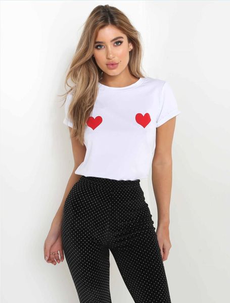 

t-shirts women cotton short sleeve casual solid summer t-shirt tee white