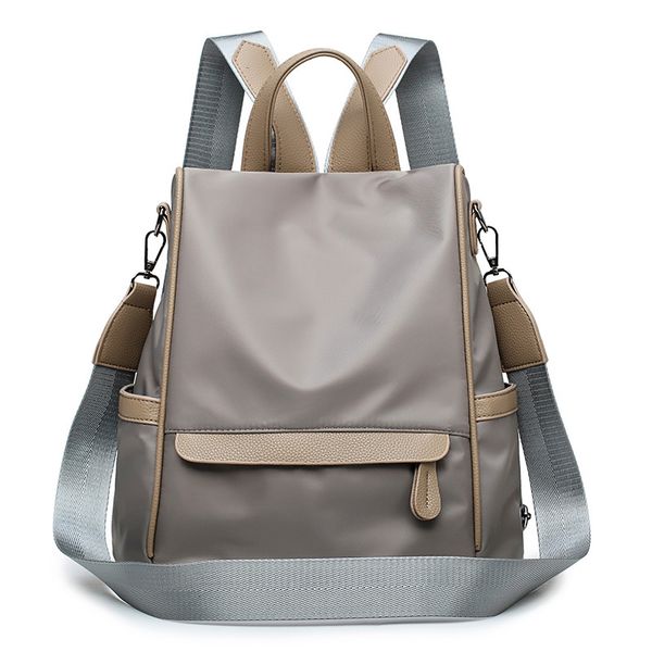 Designer-New Ladies Oxford stoffa impermeabile Backpack grande capacità di grande capacità da viaggio per esterni antifurto sacchetto di cuciture casual selvatiche