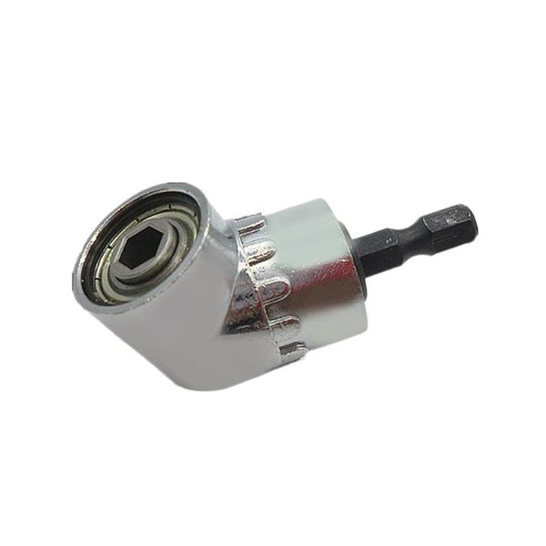 

105 degree right angle drill extension shank quick change driver drilling screwdriver magnetic 1/4 hex socket close corner tool