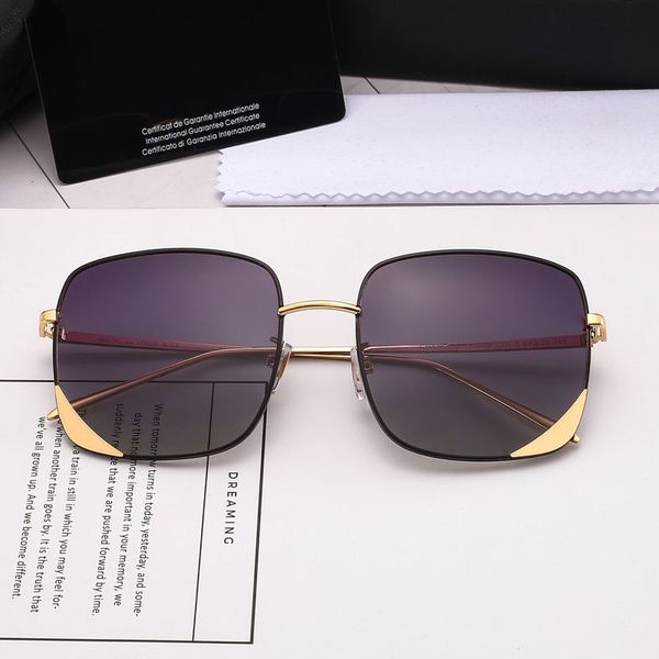 

women sunglasses polarized summer sunglasses lady metal frame sunglasses anti-uv fashion driving eyeglasses trend sun protection 4 colors, White;black