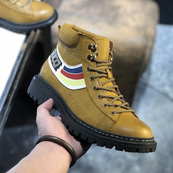 

2020 a1 new style fashion trend high-casual men's shoes, comfortable and versatile luxury sports men's shoes zapatos hombre, Black