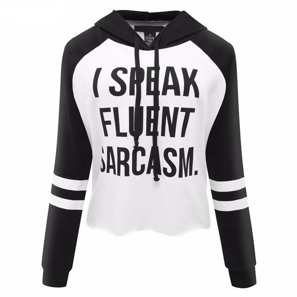 

2017 autumn winter short hoodies long sleeve women harajuku letter loose crop pullovers female casual cotton warm hooded, Black