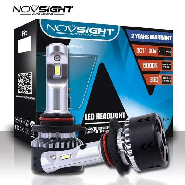 

novsight led h7 h4 h8 h11 h13 h15 9005 9006 hb3 hb4 led car light 12v 6000k white auto headlight fog lamps