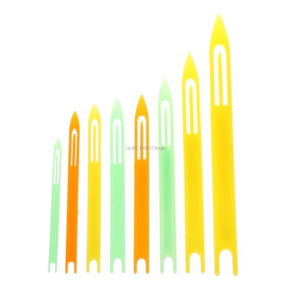 

8pcs/set fishing netting needle repair net line plastic shuttles mending weaving