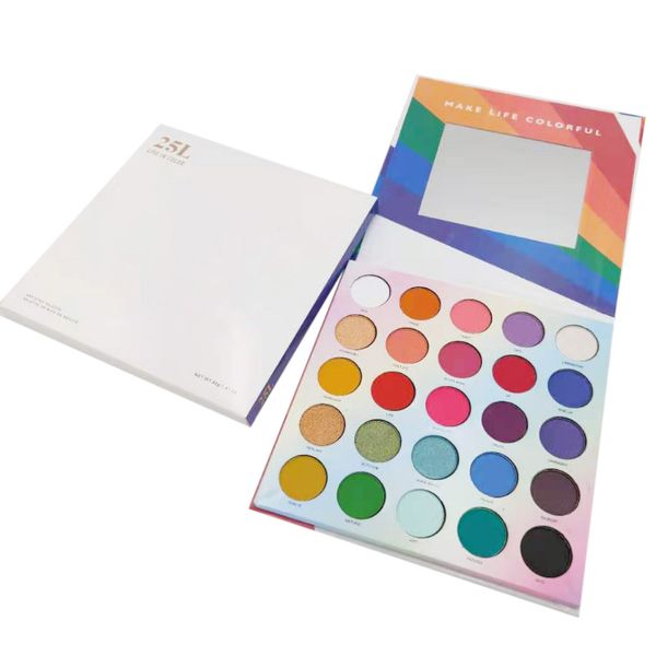 

25L глаз палитра теней сделать жизнь Красочный 25 Цвет Марка Eye Shadow Palette Матовый Shimmer