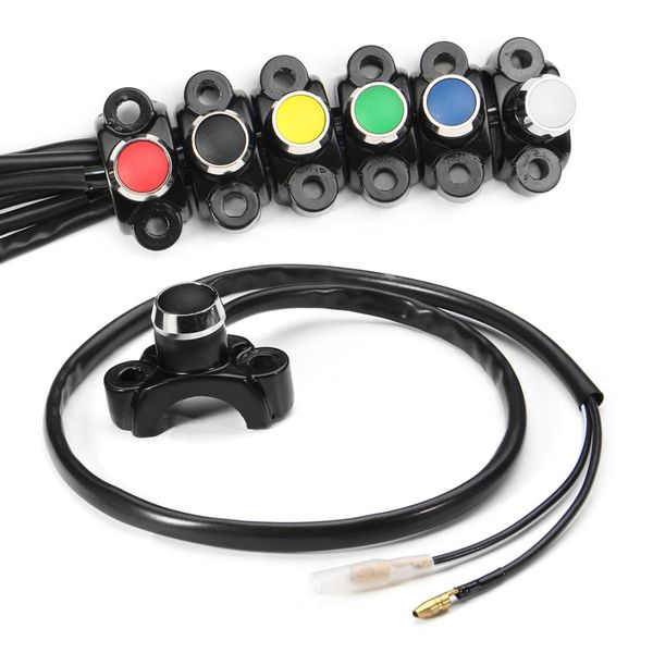 

22mm cnc billet universal motorcycle dirt bike atv engine sstart kill switch button engine start kill switch