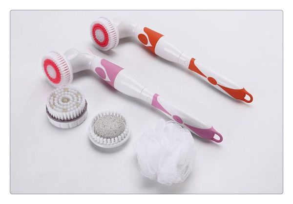 

4in1 handle massage brush electric brush bath room accessories care massager cleaner massage device massage roller brush ae8285