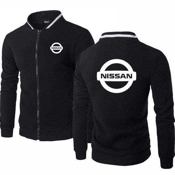 

spring autumn men's baseball jacke men for nissann car print quality cotton men's baseball jacket sweatshirts