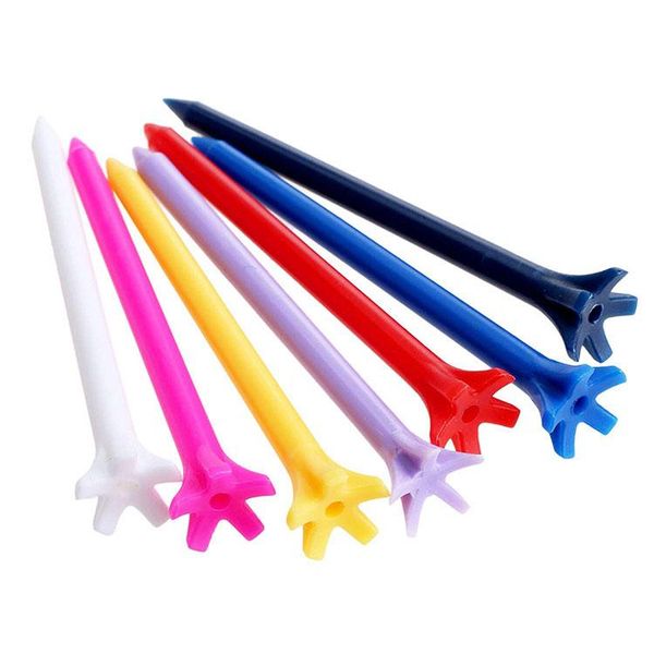 

10pcs/pack 70mm outdoor easy install club golf tee practice claw shape mini training aids sport durable ball holder low friction fnred