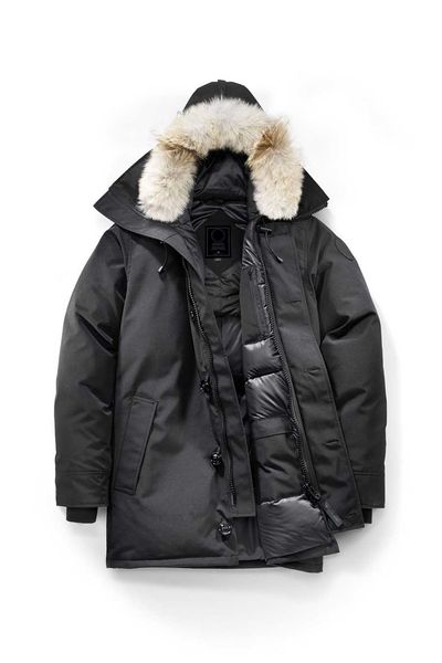 

canada mens down jacket outdoor brand designer winter jacket chateau parka goose down mens jacket, Black;brown
