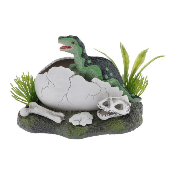 

симпатичная форма раковины динозавра смола рептилия пещера обитания декор черепашьи укрытия для аквариума аквариумный орнамент