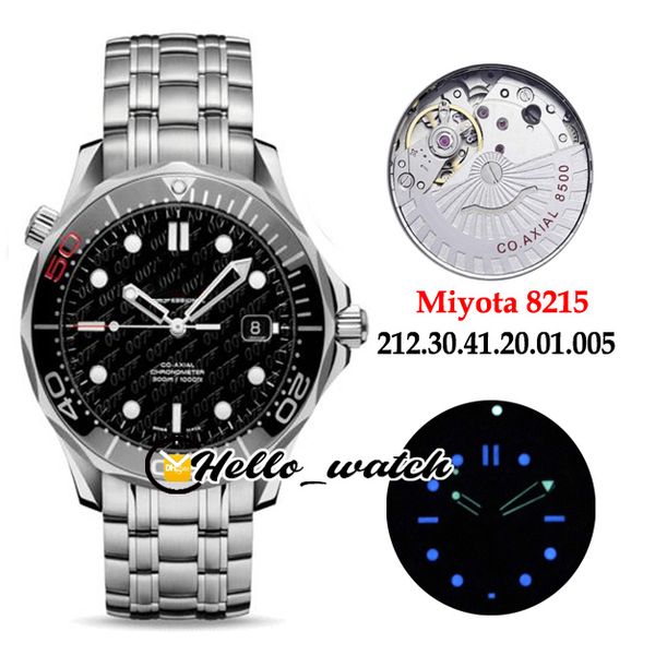 

new drive 300m 212.30.41.20.01.005 black 007 texture dial miyota 8215 automatic mens watch ceramics bezel ss steel bracelet hello_watch e282, Slivery;brown