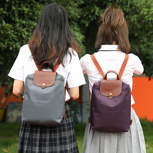 

women's nylon waterproof backpack with zipper backpack
