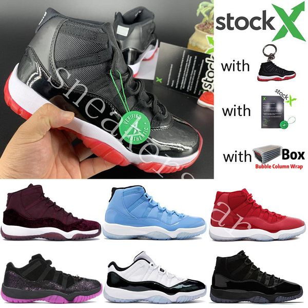 

2020 new 11 low white bred 11s high heiress night maroon jumpman basketball shoes pantone white snake think 16 men women sneakers us 5.5-13, White;red
