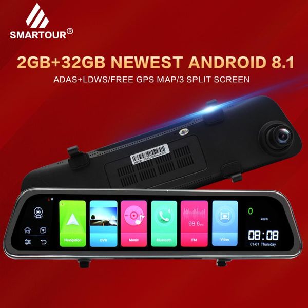 

android dual 1080p черточки cam 4g 12 дюймов автомобильное зеркало заднего вида стрим медиа зеркало автомобиля adas супер ночь авто камера р