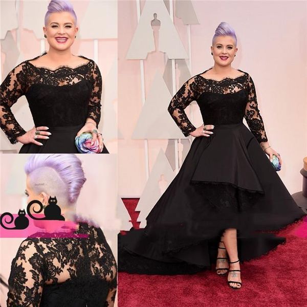 

black lace long sleeve ball gown prom dresses african paolo sebastian elegant evening formal dresses 2020 vestidos de fiesta