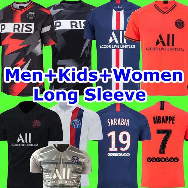 

Thailand 19 20 p g maillot de foot mbappe occer jer ey cavani verratti 2019 2020 pari women football hirt arabia cami eta de futbol, Black;yellow