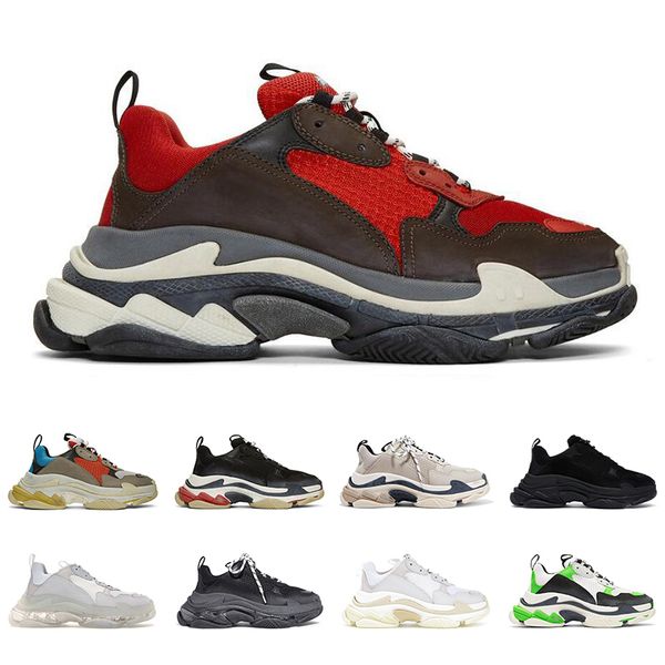

Fashion triple s designer shoes luxury sneakers for men women top quality clear sole black white green old dad trainer casual shoe platform