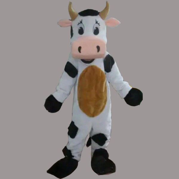 

2018 cow mascot costume halloween party dress size epe ing, Red;yellow
