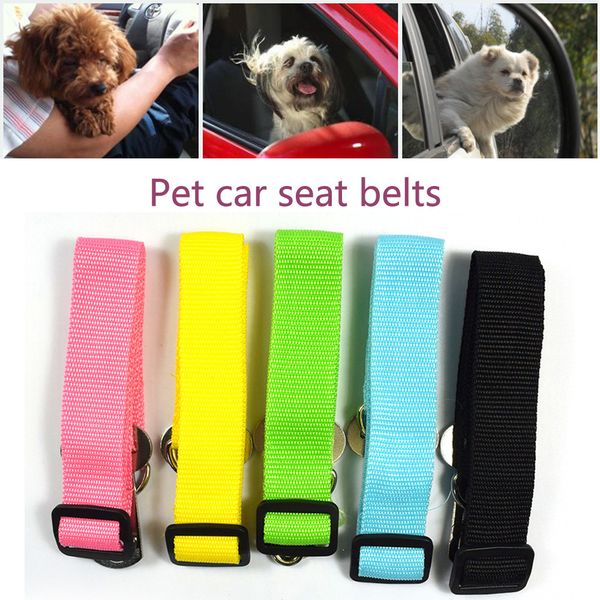 

2018 new fashion adjustable dog pet car safety seat belt restraint lead travel leash 0531