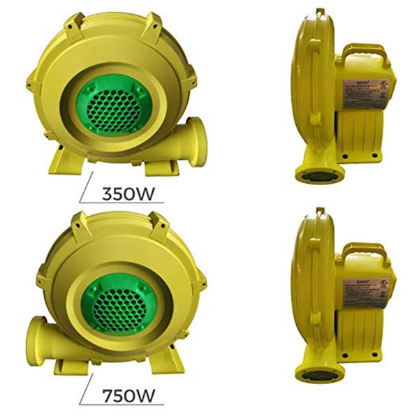 

air blower fan 350-480 watt 0.64 hp pump fan inflatable blower fan for inflatable bounce houses,jumper,water slides