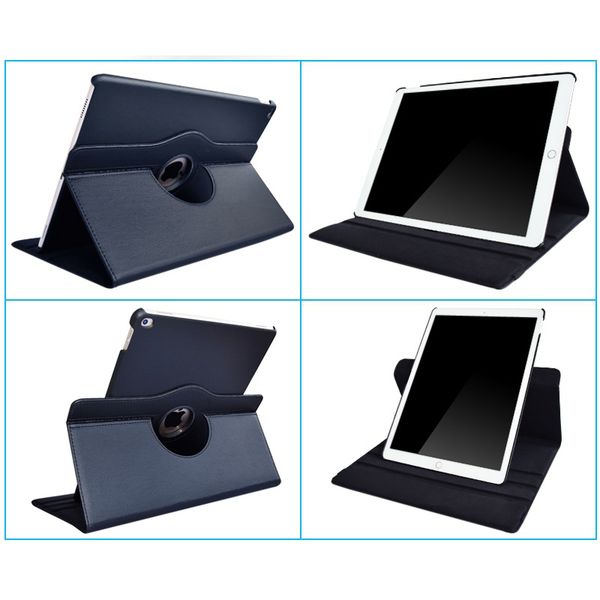 

for apple ipad air 1 tablet case 360 rotating function solid pu leather stand fashion for ipad 5 folio protective cover holster