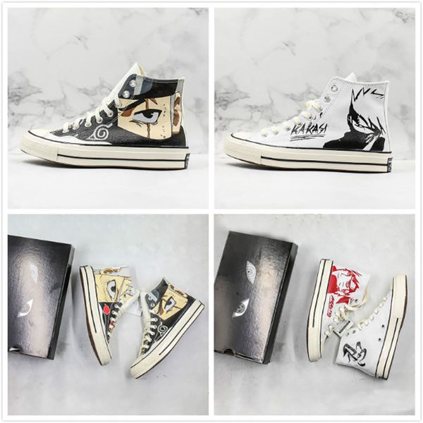 

2019 cool graffiti kakashi naruto x convase chuck 70 1970s multicolor fur buying f1 casual trainers sports sneaker men women designer shoes