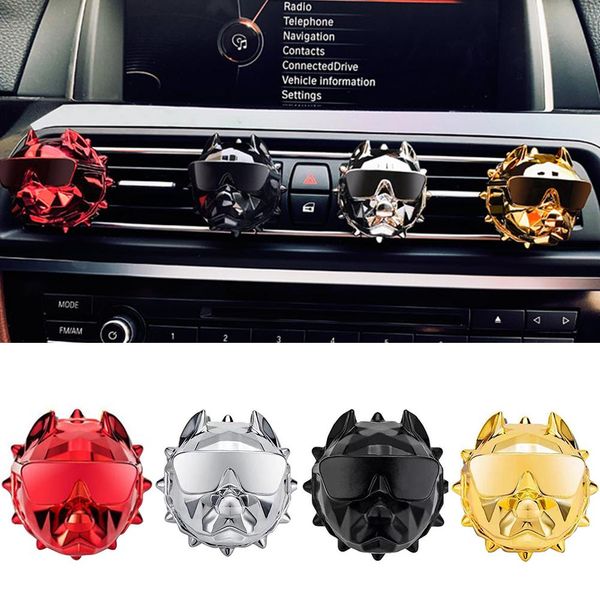 

creative dog head car air vent outlet freshener fragrance perfume clip diffuser car freshener