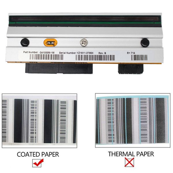 G41000-1M Thermodruckkopf für Zebra 110XI3 110xiIII 203dpi Barcode-Etikettendrucker