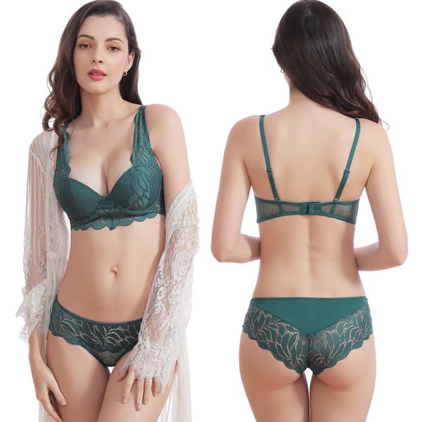 

новый 4 цвета женщины сексуальный лепесток кружева вернуться закрытие мягкой памяти косточках дизайн короткие бюстгальтеры тип нижнее белье, Red;black