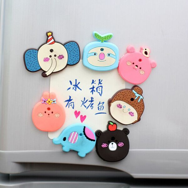 

cute silicone cartoon anime fridge magnets whiteboard sticker refrigerator magnets kids toy gift home decoration wholesale -25