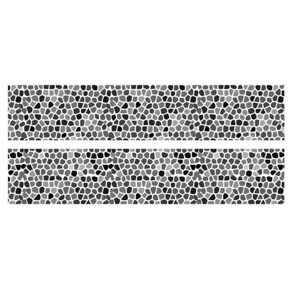 

retro tiles wall stickers for bathroom kitchen decoration adhesive waterproof pvc wall stickers kitchen waist line decoration