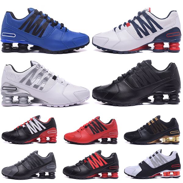 

2019 new avenue 803 802 mens running shoes designer tennis shoes triple black white red grey air column buffer mens trainers sneakers 40-45