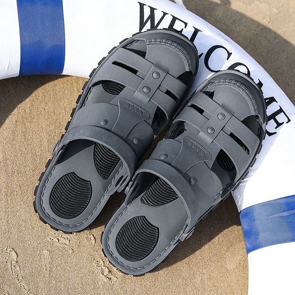 

original garden flip flops band quick drying water shoes men jelly sport summer beach hollow eva slipper outdoor sandals shoes