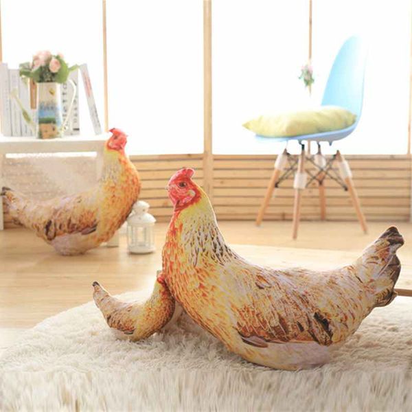

shopping children's day gift, 3d hen pillow, cushion, lovely soft small animal birthday gift hen toy, retail or wholesale