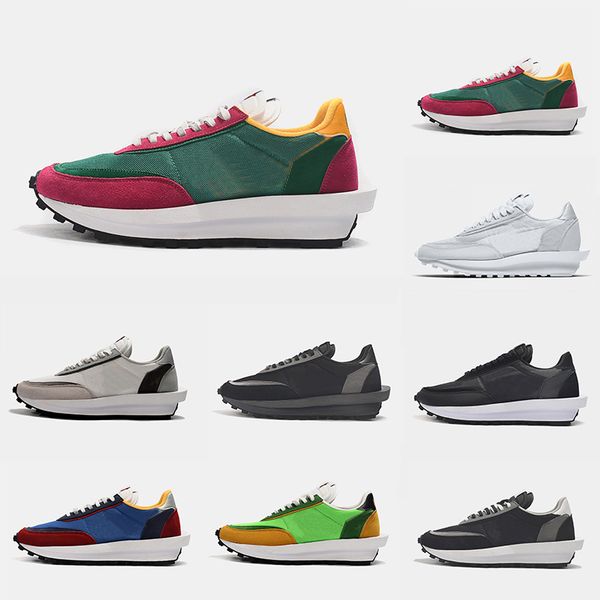 

new wolf grey sacai x ldv waffle daybreak trainers mens running shoes for women varsity blue pine green gusto outdoor sports sneakers 36-44