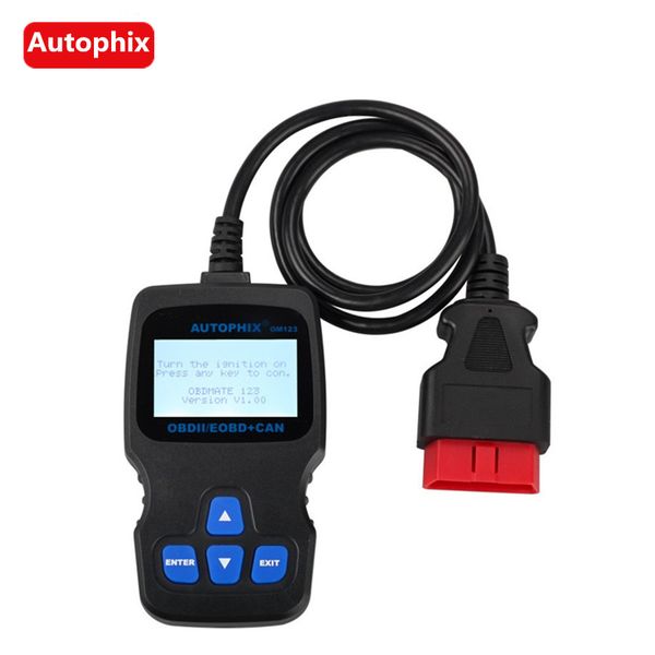 

auix om123 obd2 eobd can hand-held engine code reader (blue color