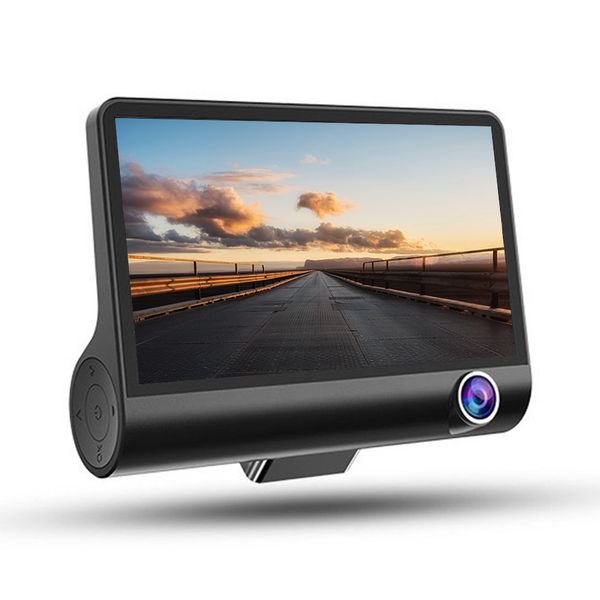 

4-inch 3-lens car dash camera high definition video recorder with night vision car dvr