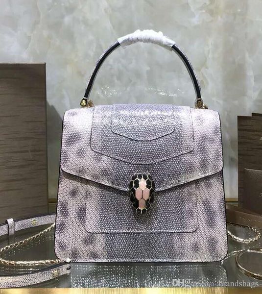 

famous brands bags material same with original shoulder crossbody bag messenger tote handbag real snake skin bag for women