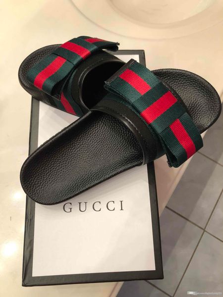 

2020 luxury designer brand women sandals women slippers beach, fashion casual rubber slippers outdoor massas flip flops slipper quality, Black