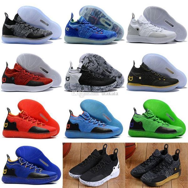 

box with new kd 11 basketball shoes black grey persian violet chlorine blue sneakers kevin durant 11s designer shoes mens trainers shoes
