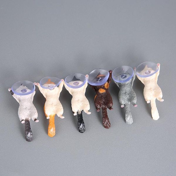 

phone holder cute cat tablets desk sucker support resin mobile phone stand holder sucker design animal holder for smartphone