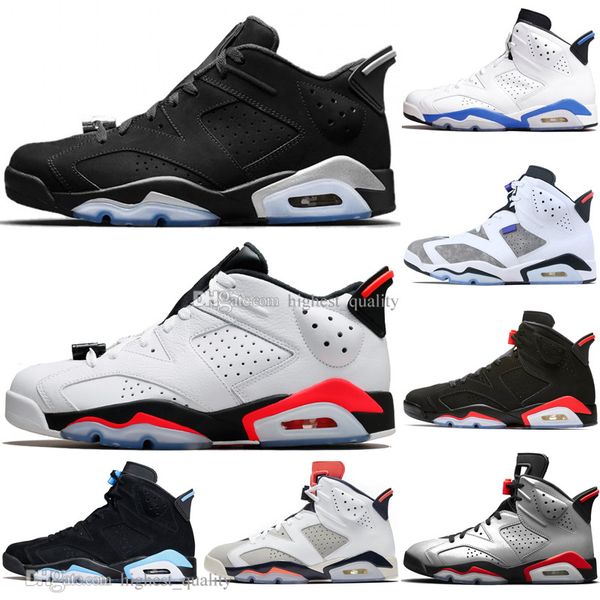 

brand new 2019 bred 6 6s mens basketball shoes infrared 23 3m reflective bugs bunny tinker black cat unc men sport sneaker designer trainers