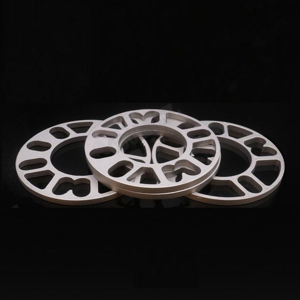 

2pcs 3mm/5mm/8mm/10mm car aluminum alloy wheel spacer shims plate for 4 hole wheel hub 4x98 4x100 4x108 4x114 car accessaries
