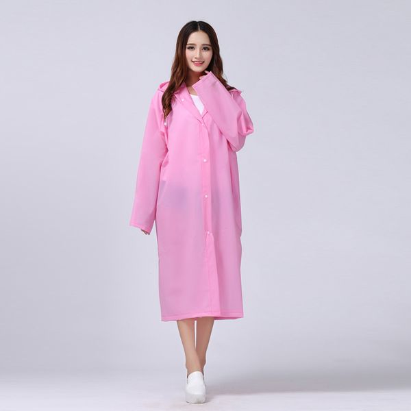 

outdoor raincoat long windbreaker thicken eva raincoat, Blue;black